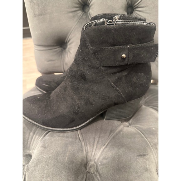 Black Corky's Rory Ankle Boots Women's Size 8 Heeled Booties Fall Winter - Picture 3 of 5